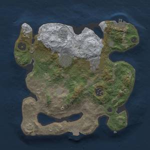 Thumbnail Rust Map: Procedural Map, Size: 2700, Seed: 214, 9 Monuments