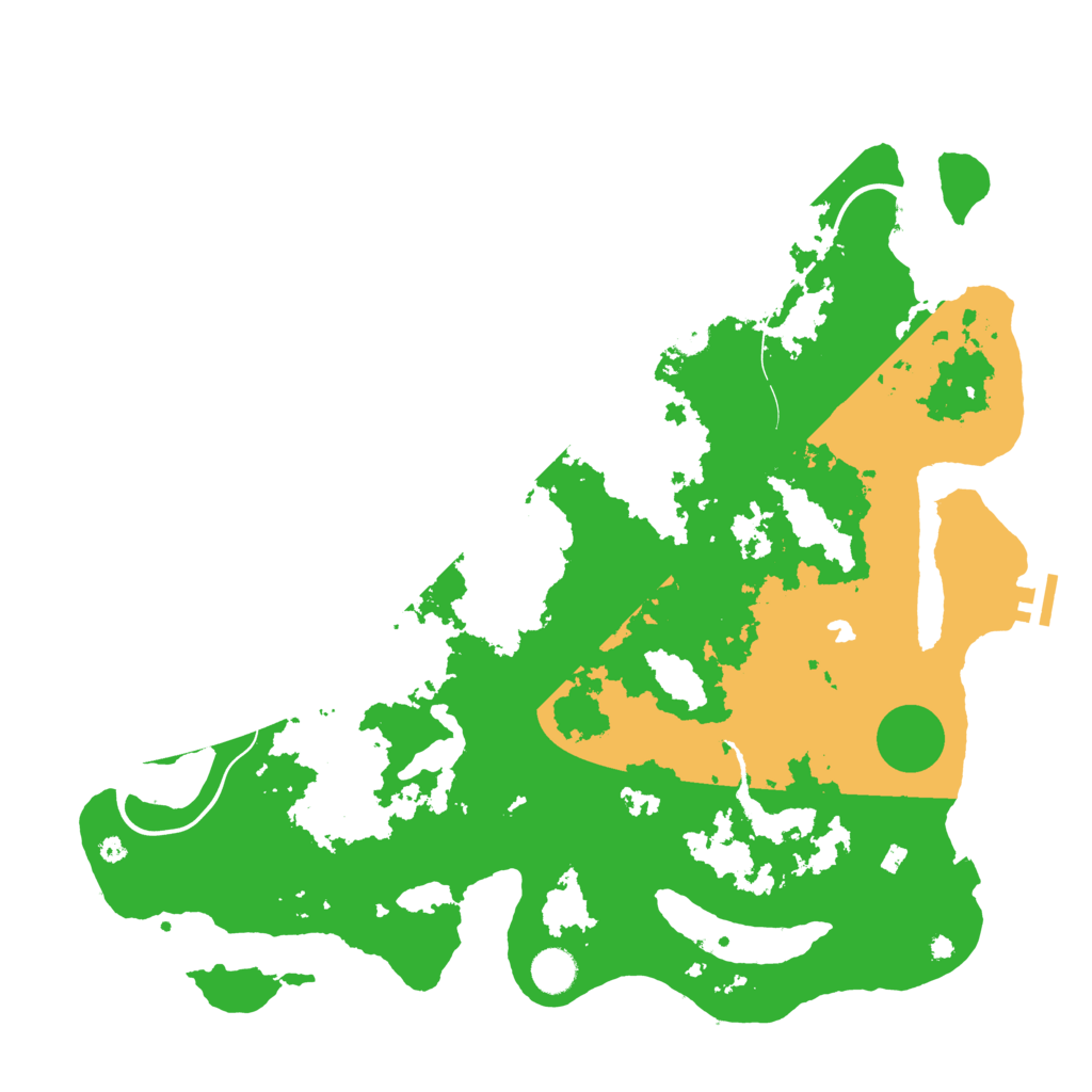 Biome Rust Map: Procedural Map, Size: 4250, Seed: 142348866