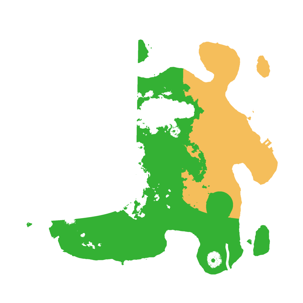 Biome Rust Map: Procedural Map, Size: 3000, Seed: 1235789