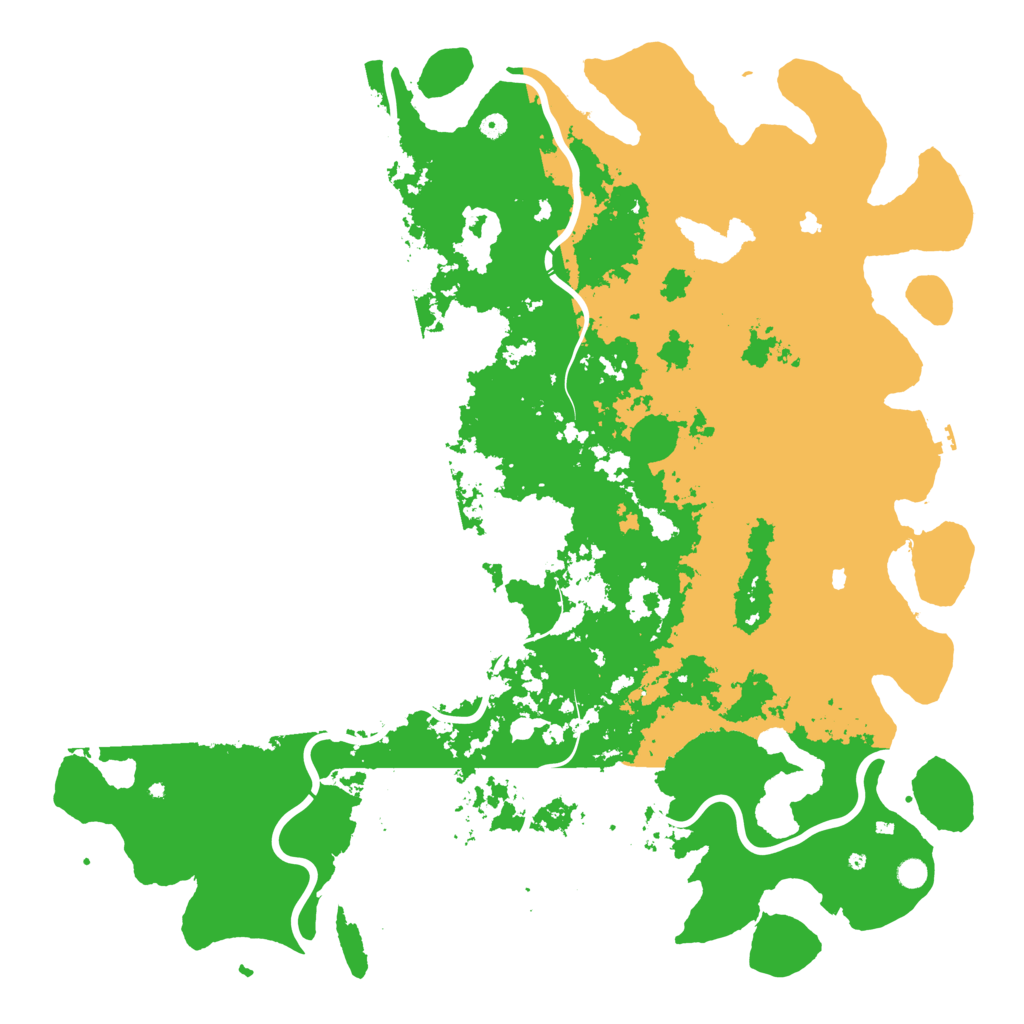 Biome Rust Map: Procedural Map, Size: 6000, Seed: 20240322