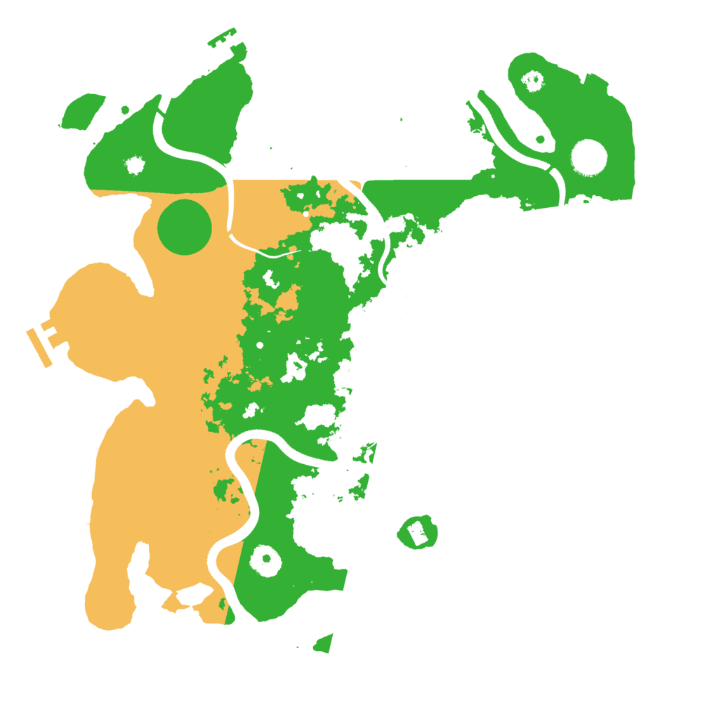 Biome Rust Map: Procedural Map, Size: 3500, Seed: 787426960
