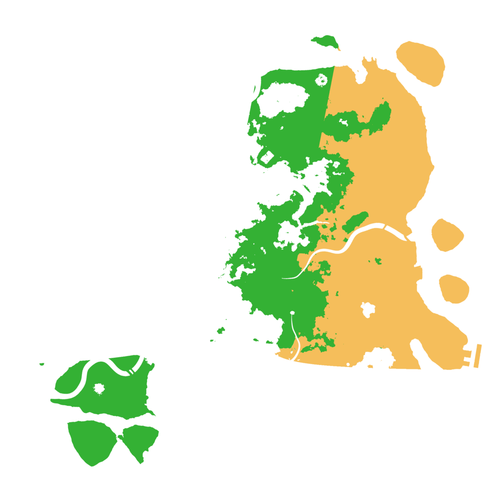 Biome Rust Map: Procedural Map, Size: 4250, Seed: 1145141021