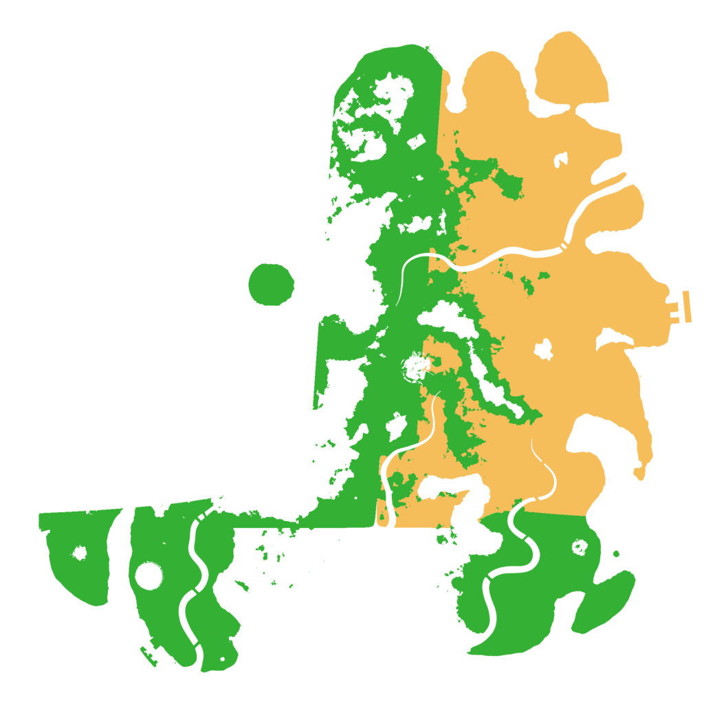 Biome Rust Map: Procedural Map, Size: 4500, Seed: 1431862011