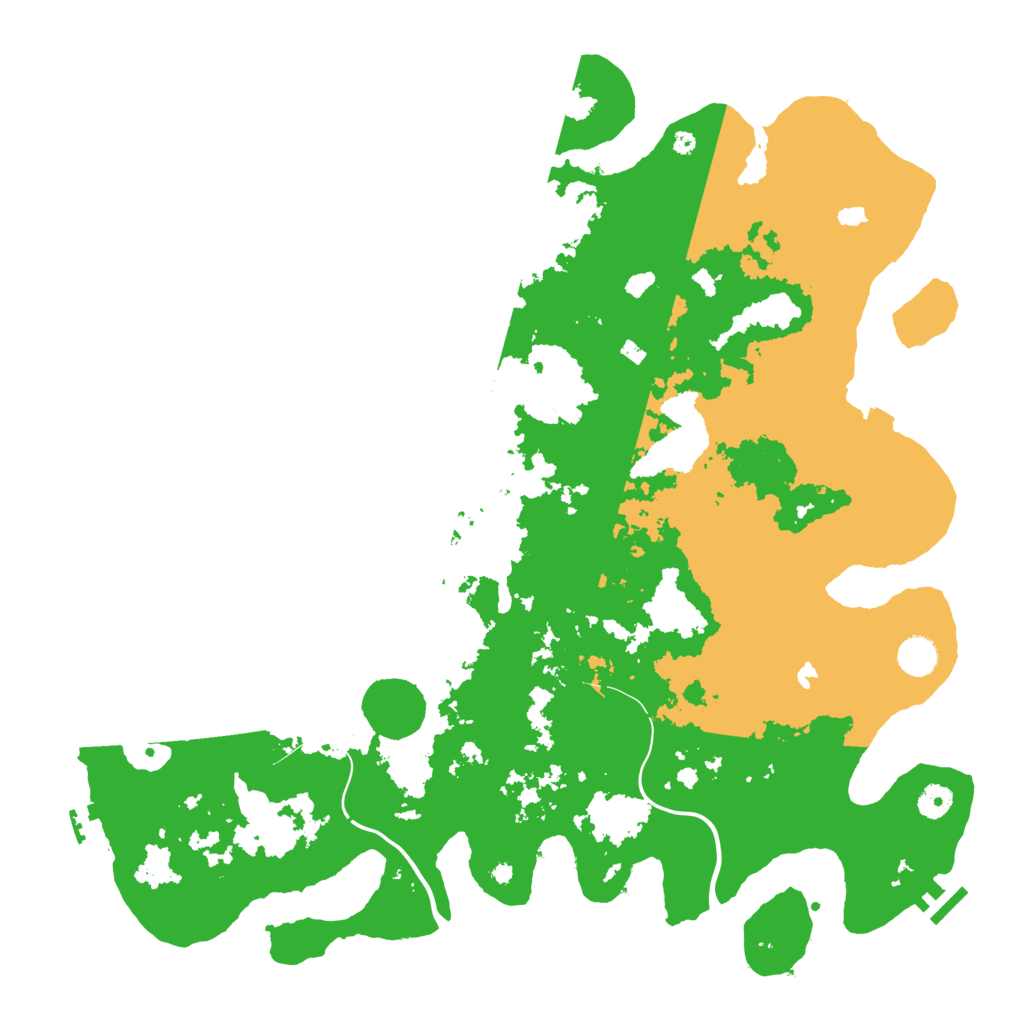 Biome Rust Map: Procedural Map, Size: 4500, Seed: 2061282186
