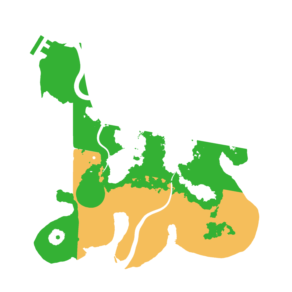 Biome Rust Map: Procedural Map, Size: 2800, Seed: 1400688666