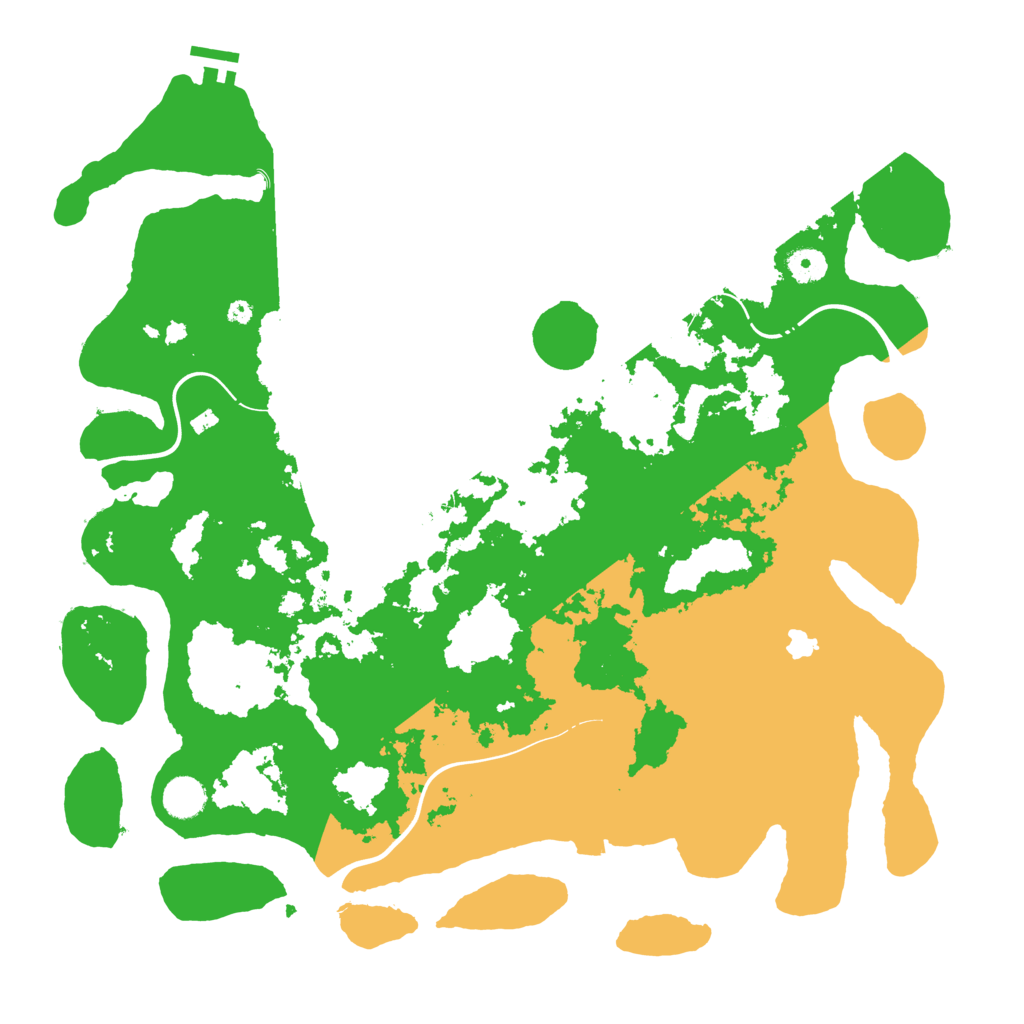 Biome Rust Map: Procedural Map, Size: 4250, Seed: 35476024