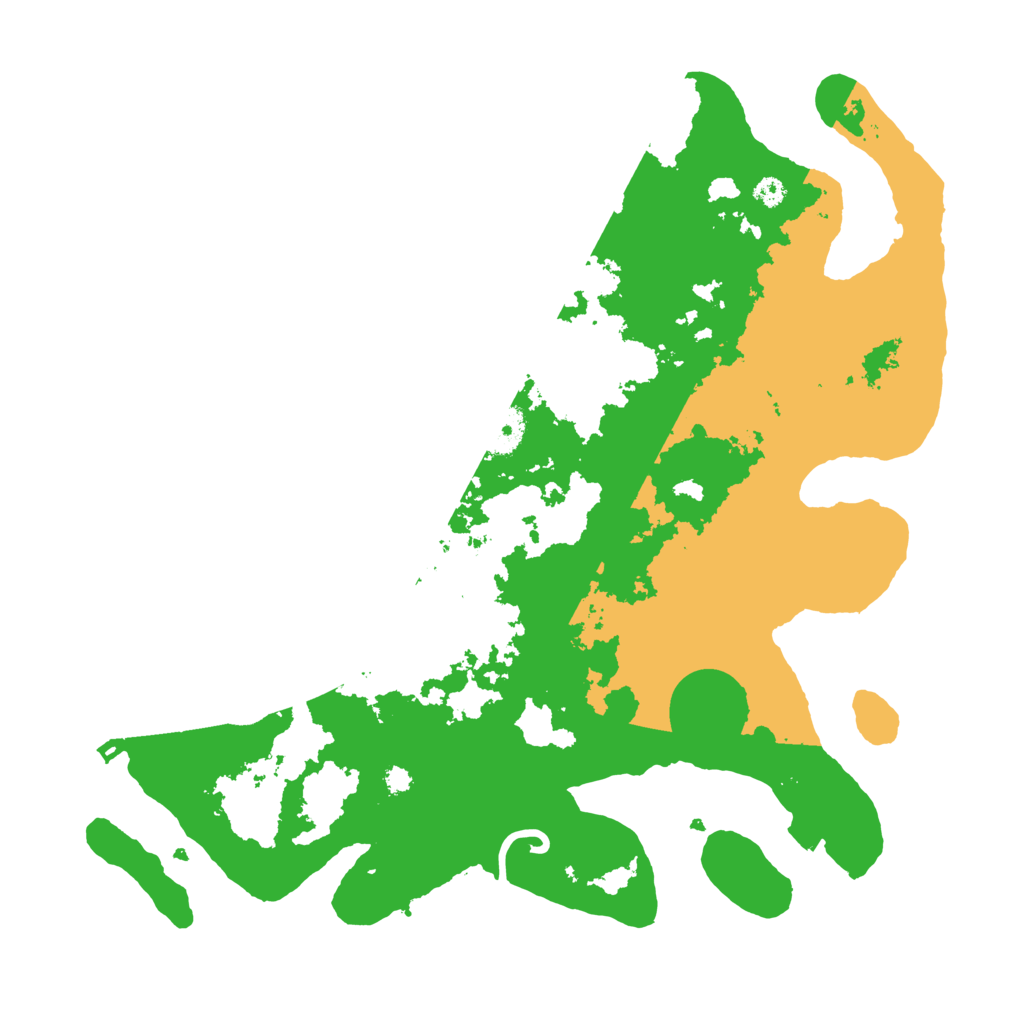 Biome Rust Map: Procedural Map, Size: 3500, Seed: 4964376