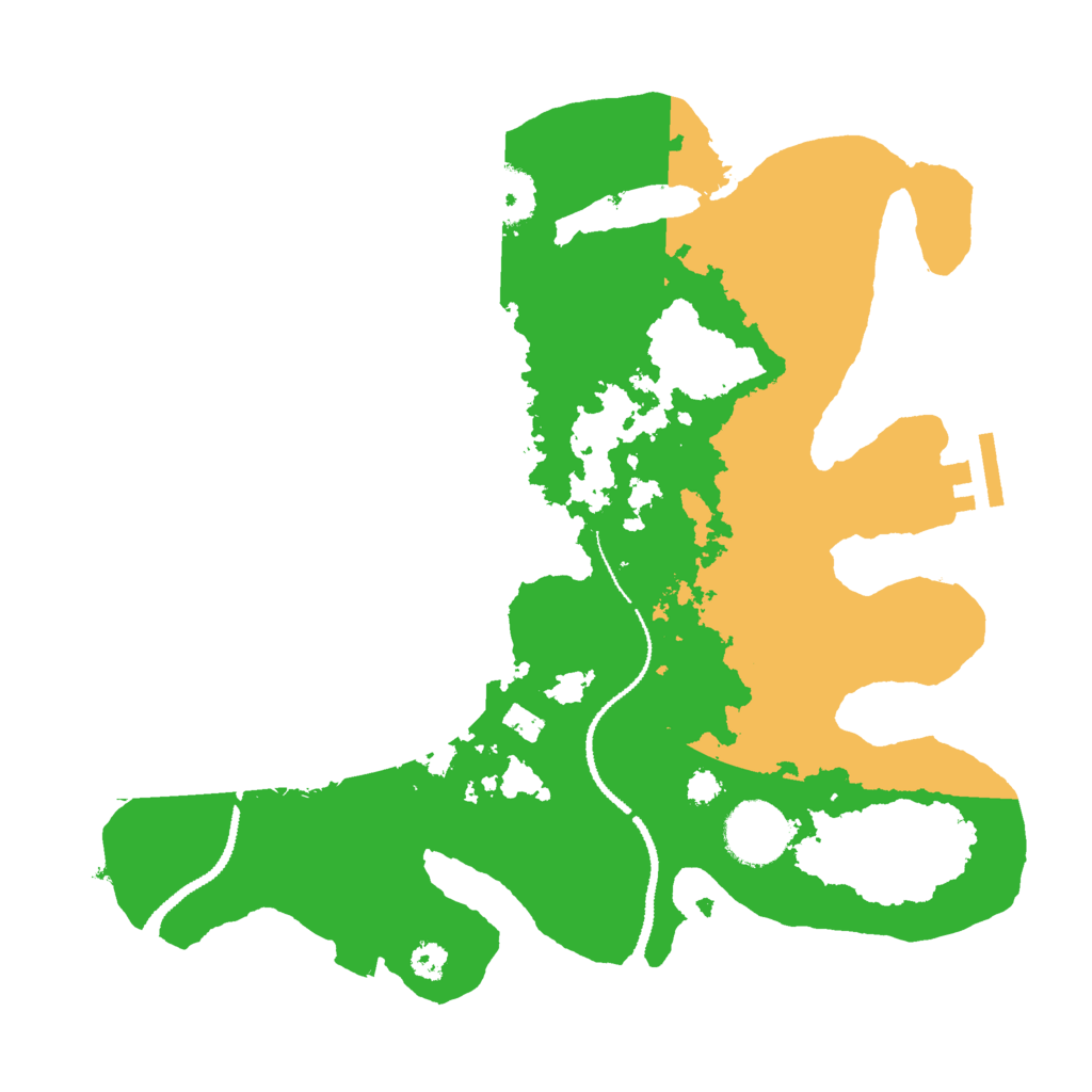 Biome Rust Map: Procedural Map, Size: 3000, Seed: 1737462238