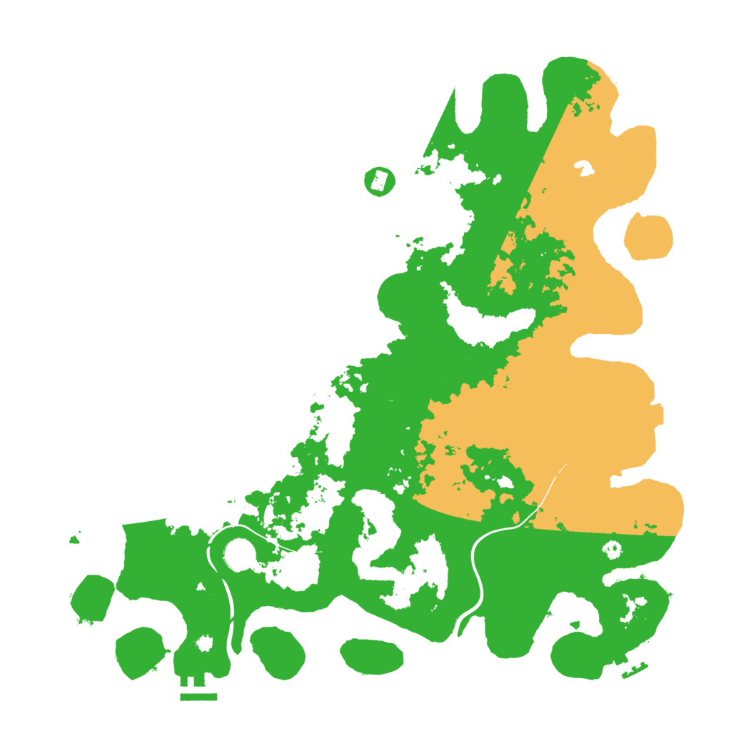 Biome Rust Map: Procedural Map, Size: 4000, Seed: 1111035310