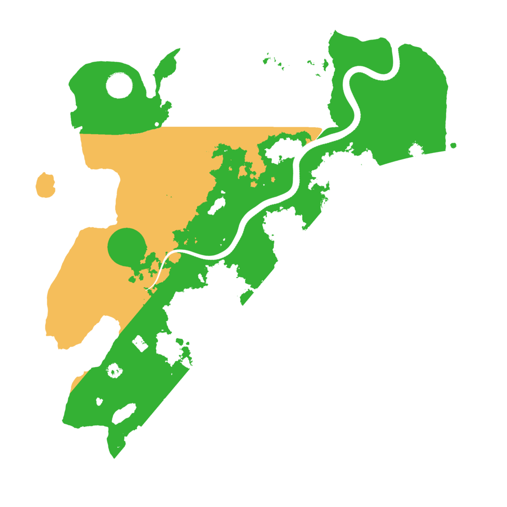 Biome Rust Map: Procedural Map, Size: 3500, Seed: 1628956135