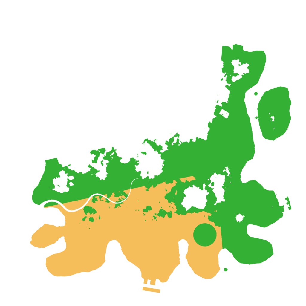 Biome Rust Map: Procedural Map, Size: 3500, Seed: 1035940159