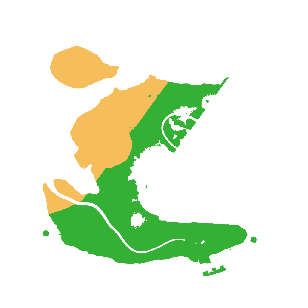 Biome Rust Map: Procedural Map, Size: 2000, Seed: 37311