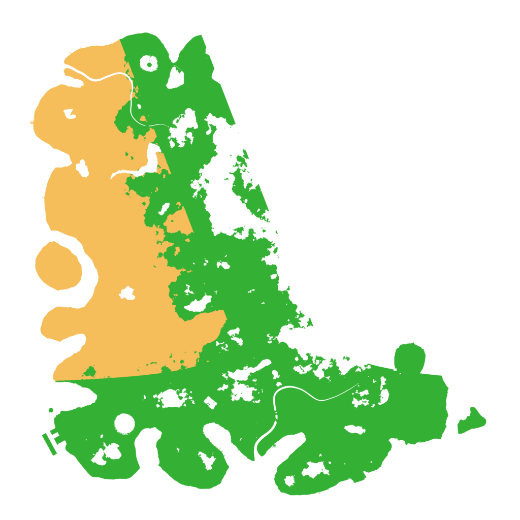 Biome Rust Map: Procedural Map, Size: 4500, Seed: 300571924