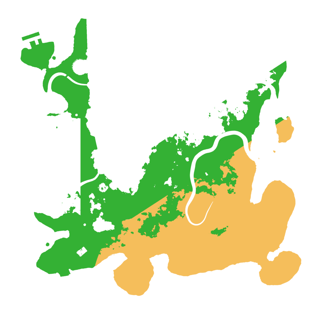 Biome Rust Map: Procedural Map, Size: 3600, Seed: 39362351