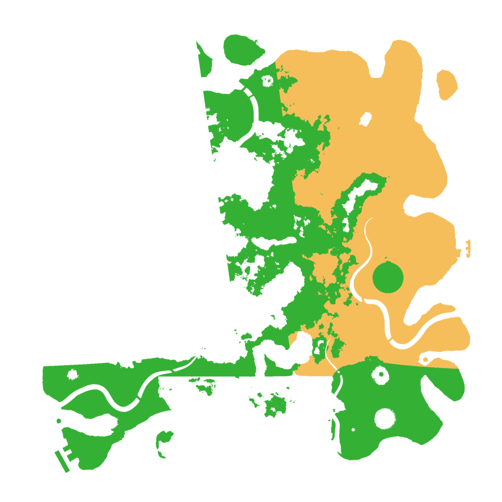 Biome Rust Map: Procedural Map, Size: 4300, Seed: 94259094