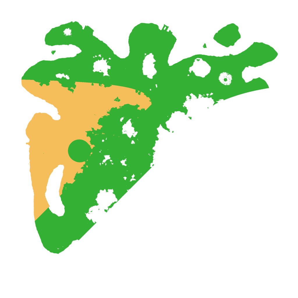 Biome Rust Map: Procedural Map, Size: 3500, Seed: 903531595