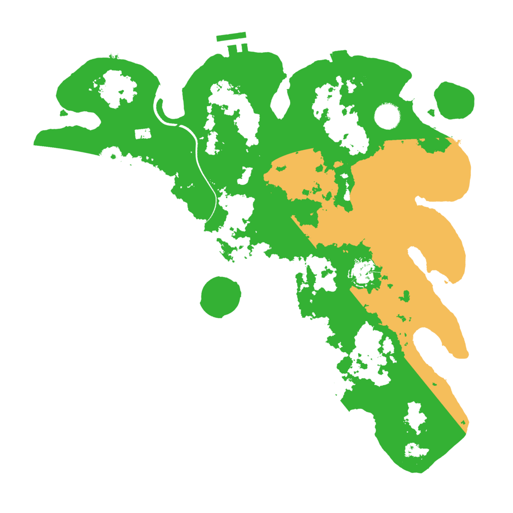 Biome Rust Map: Procedural Map, Size: 3500, Seed: 1213572258