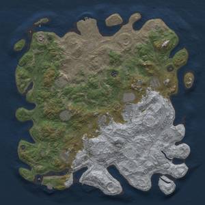 Thumbnail Rust Map: Procedural Map, Size: 4500, Seed: 235, 19 Monuments