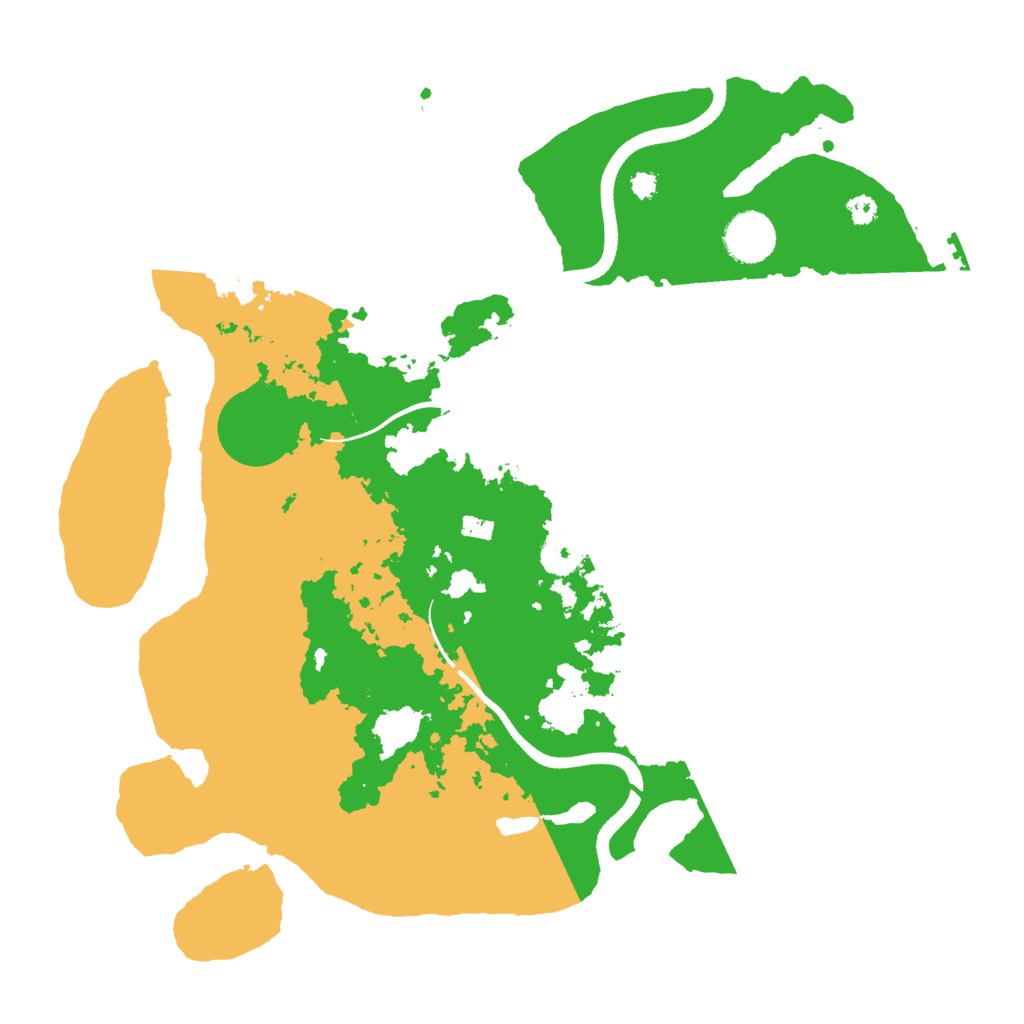 Biome Rust Map: Procedural Map, Size: 3500, Seed: 1817685148