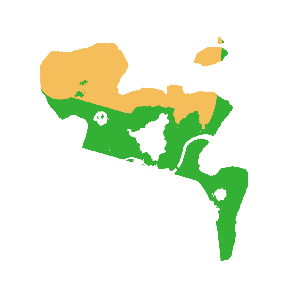 Biome Rust Map: Procedural Map, Size: 2233, Seed: 2147483647