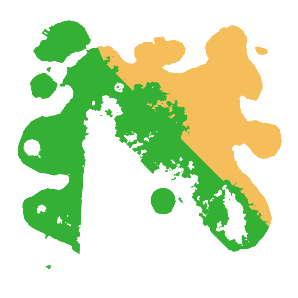 Biome Rust Map: Procedural Map, Size: 3200, Seed: 10631718