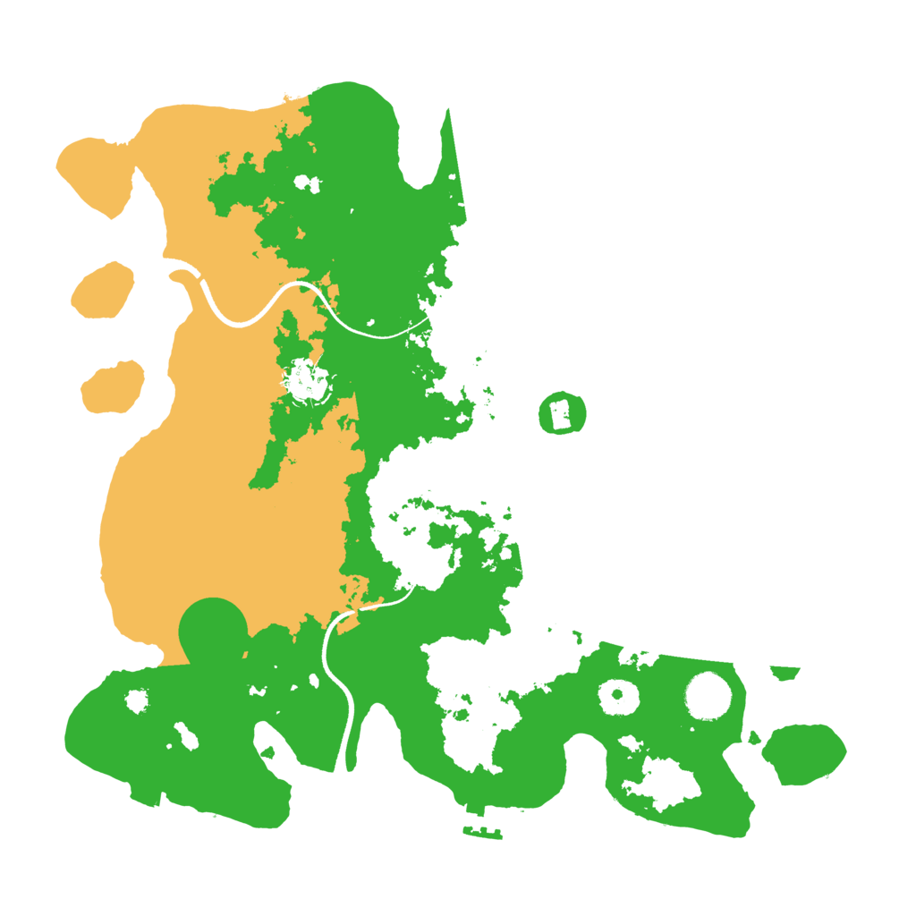 Biome Rust Map: Procedural Map, Size: 3500, Seed: 1882575357