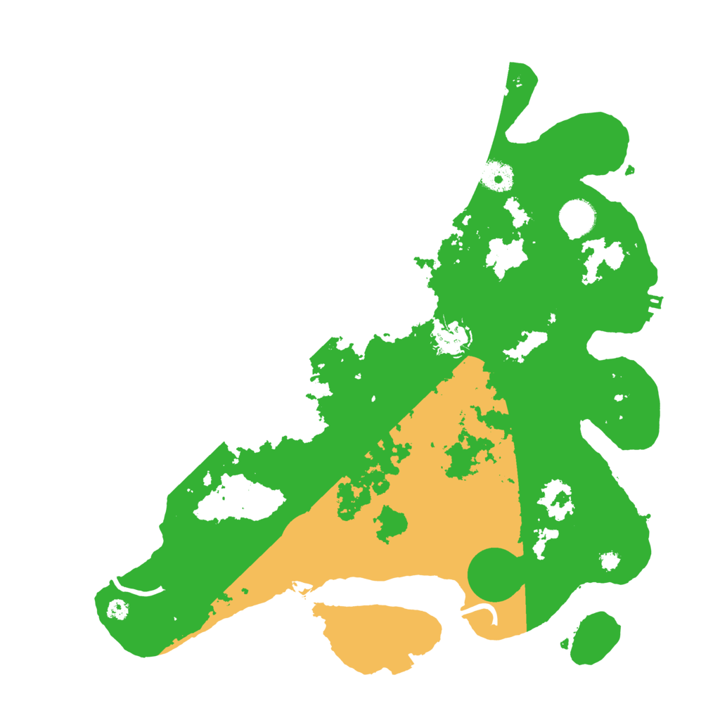 Biome Rust Map: Procedural Map, Size: 3500, Seed: 442447398