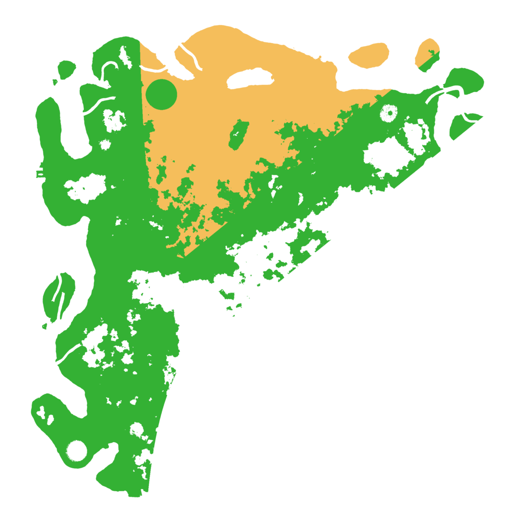 Biome Rust Map: Procedural Map, Size: 4500, Seed: 3258