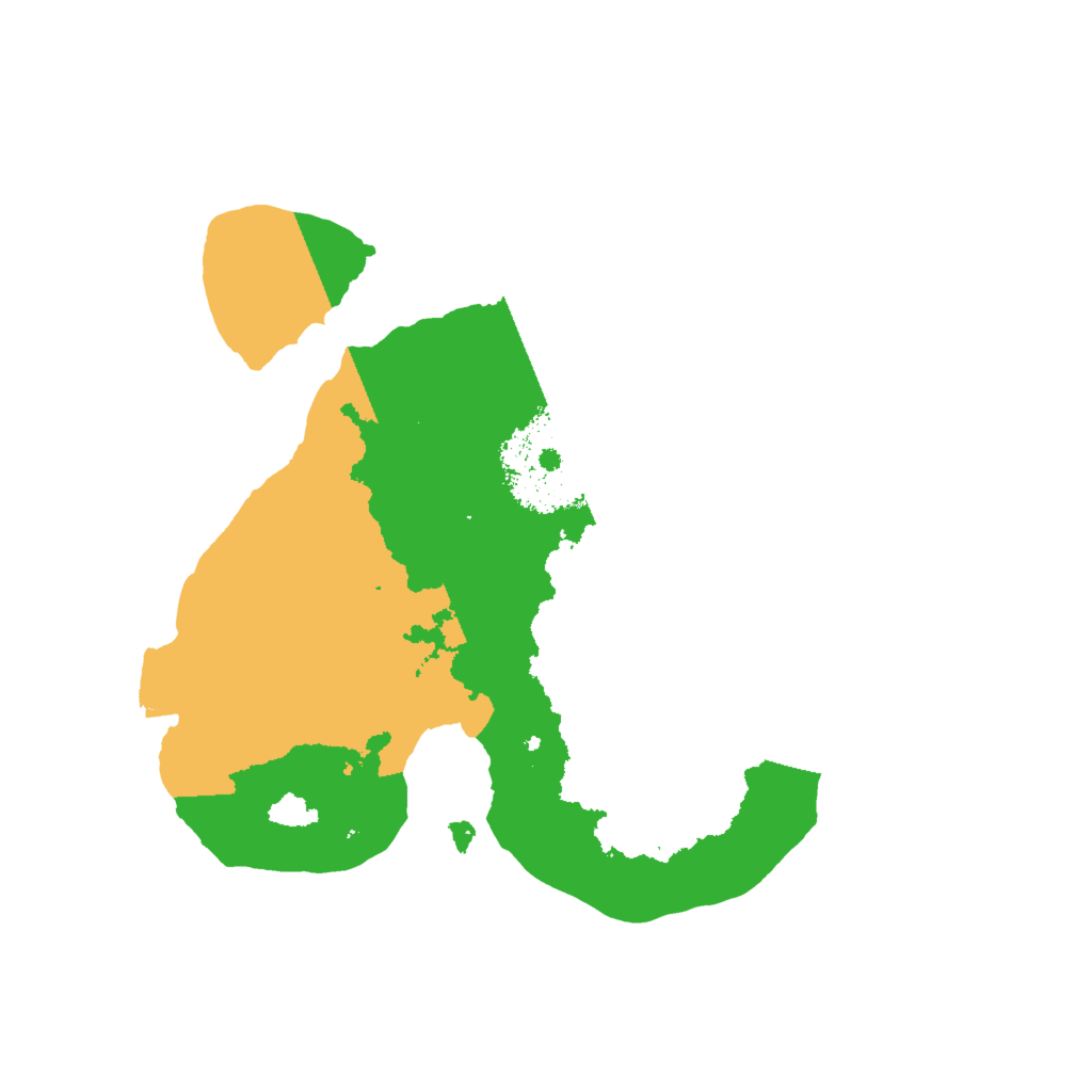 Biome Rust Map: Procedural Map, Size: 1840, Seed: 13420729