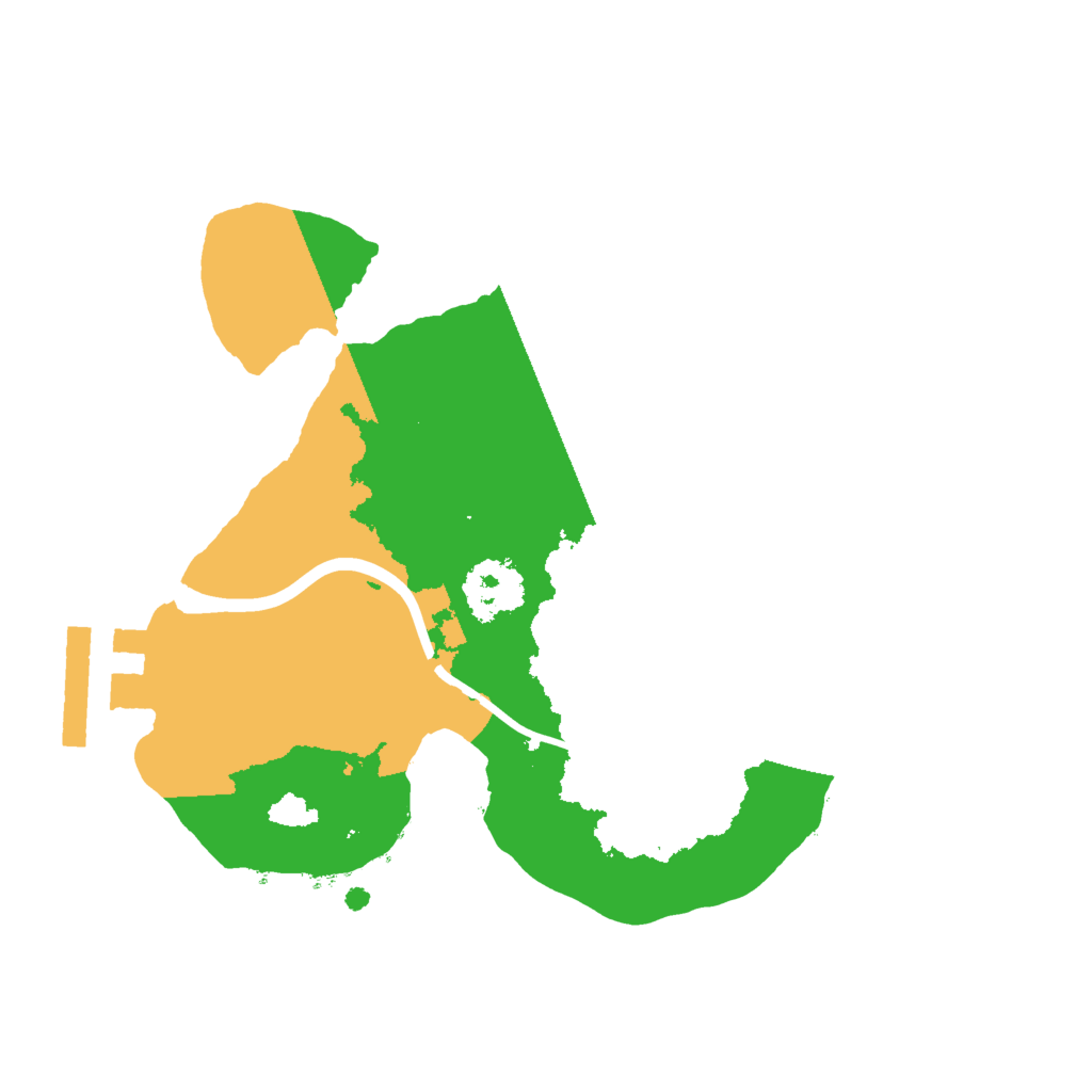 Biome Rust Map: Procedural Map, Size: 1840, Seed: 13420729