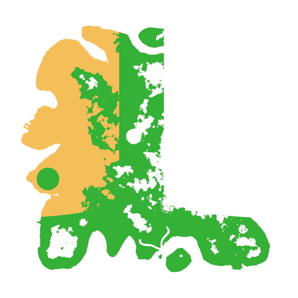 Biome Rust Map: Procedural Map, Size: 3500, Seed: 262901061