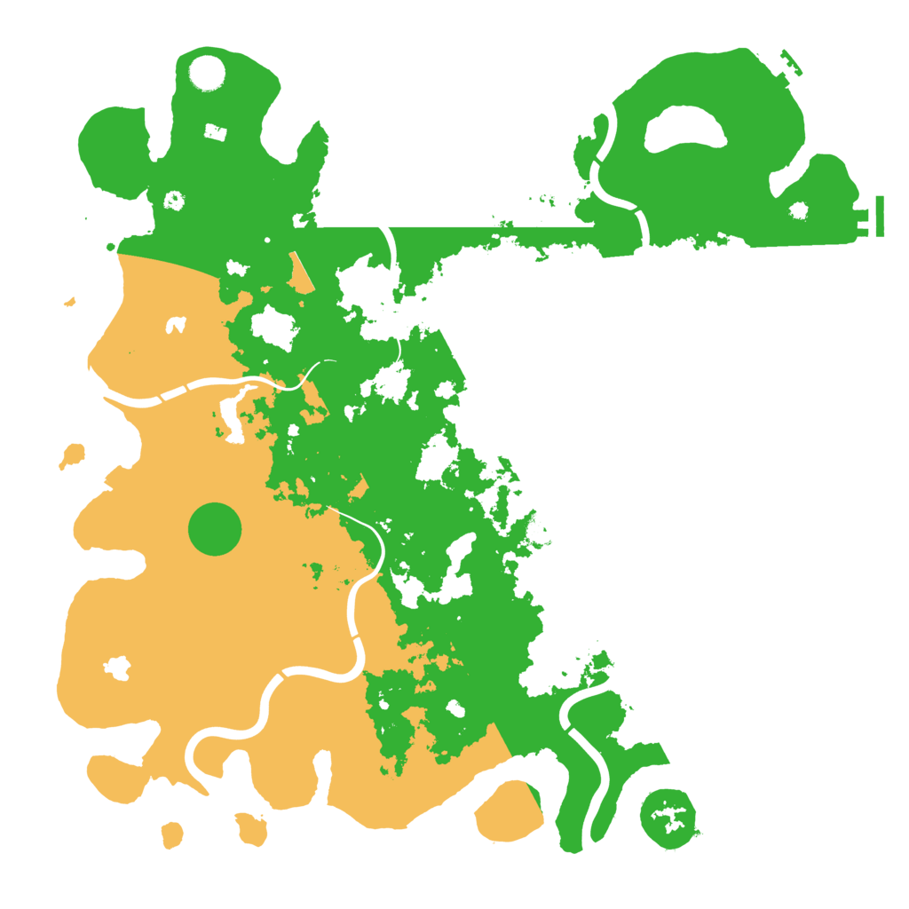 Biome Rust Map: Procedural Map, Size: 4500, Seed: 9260437