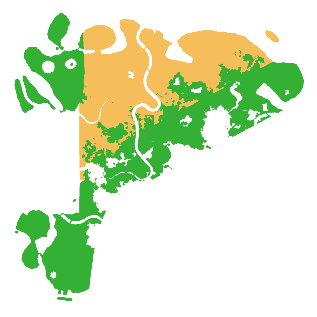 Biome Rust Map: Procedural Map, Size: 4450, Seed: 183590