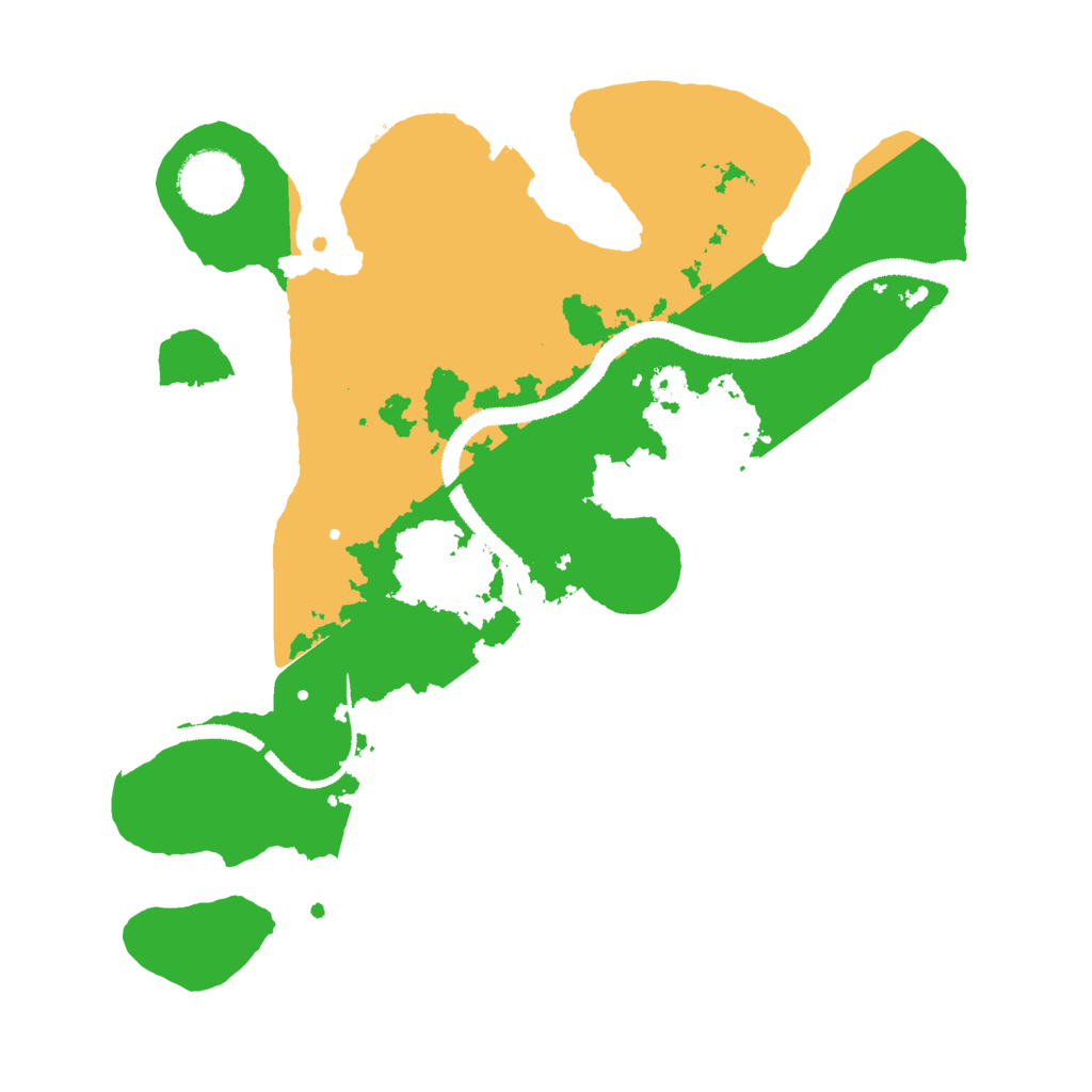 Biome Rust Map: Procedural Map, Size: 3000, Seed: 394348139