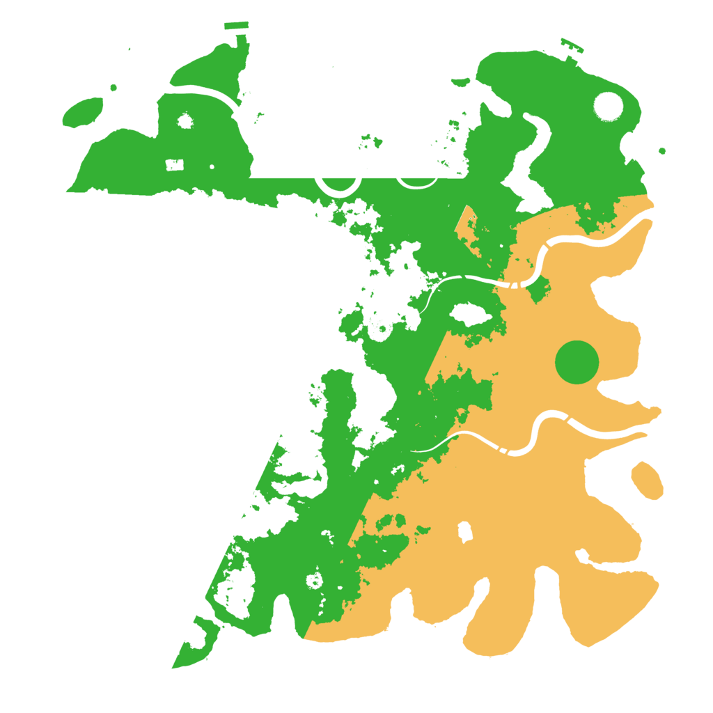 Biome Rust Map: Procedural Map, Size: 4300, Seed: 15090000