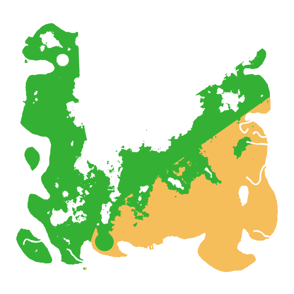 Biome Rust Map: Procedural Map, Size: 4250, Seed: 791098455