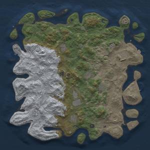 Thumbnail Rust Map: Procedural Map, Size: 4750, Seed: 767664, 19 Monuments