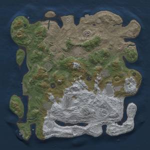 Thumbnail Rust Map: Procedural Map, Size: 4250, Seed: 855881407, 19 Monuments