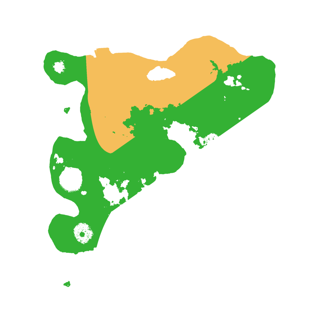 Biome Rust Map: Procedural Map, Size: 2500, Seed: 235
