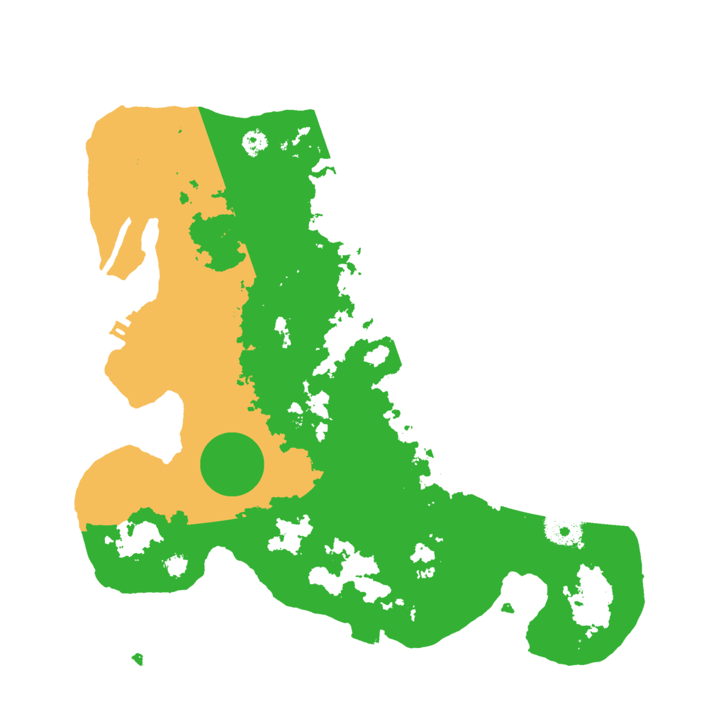 Biome Rust Map: Procedural Map, Size: 3000, Seed: 17390