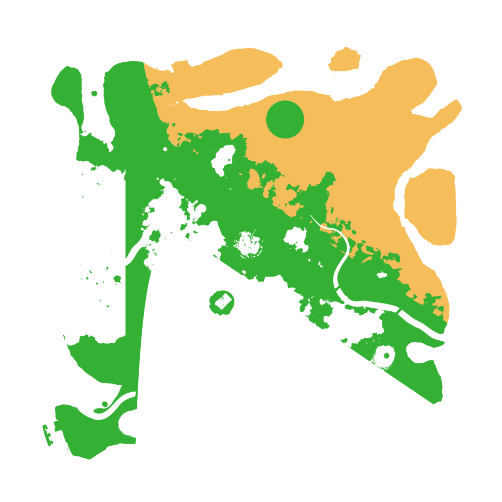 Biome Rust Map: Procedural Map, Size: 3500, Seed: 1808759136