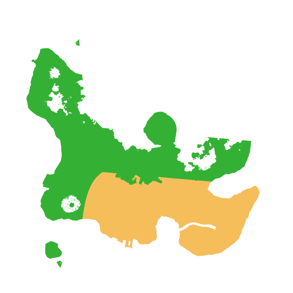 Biome Rust Map: Procedural Map, Size: 2500, Seed: 115470797