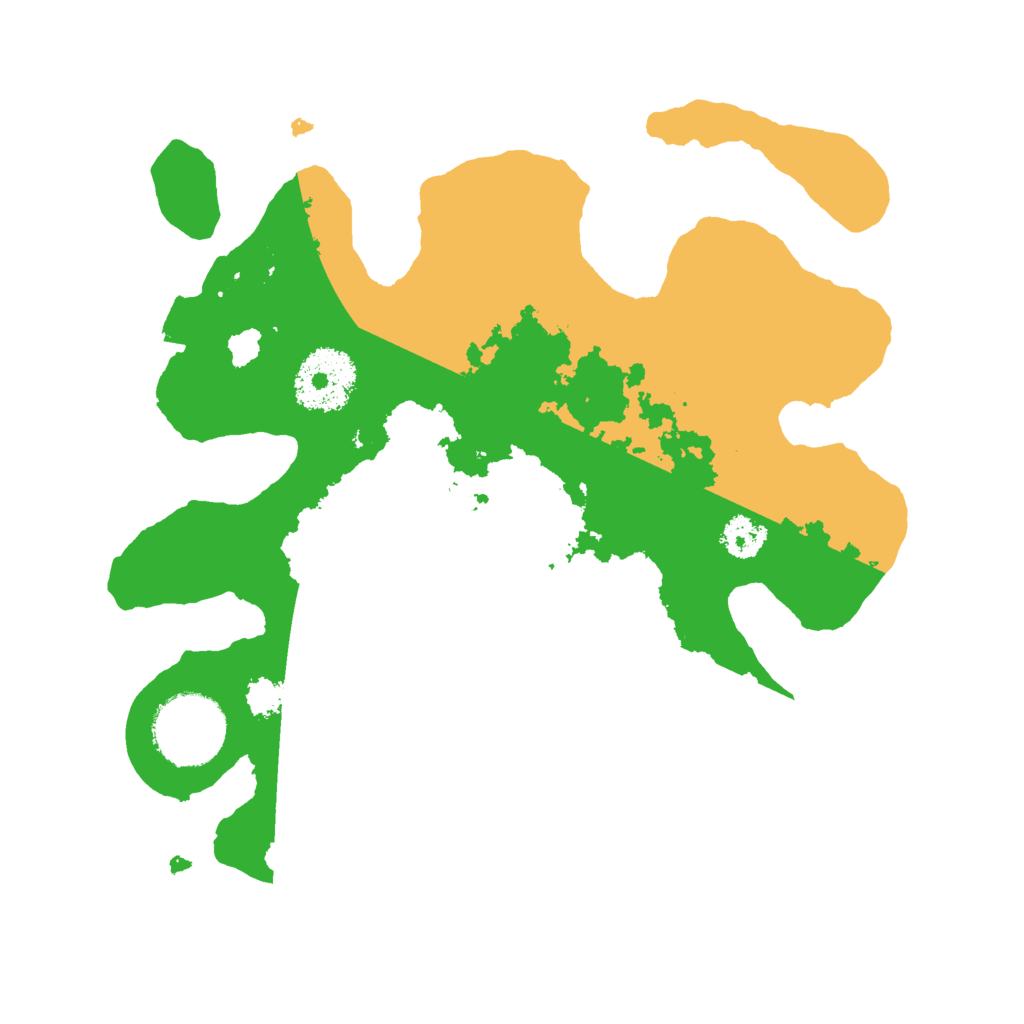 Biome Rust Map: Procedural Map, Size: 2500, Seed: 2038317403