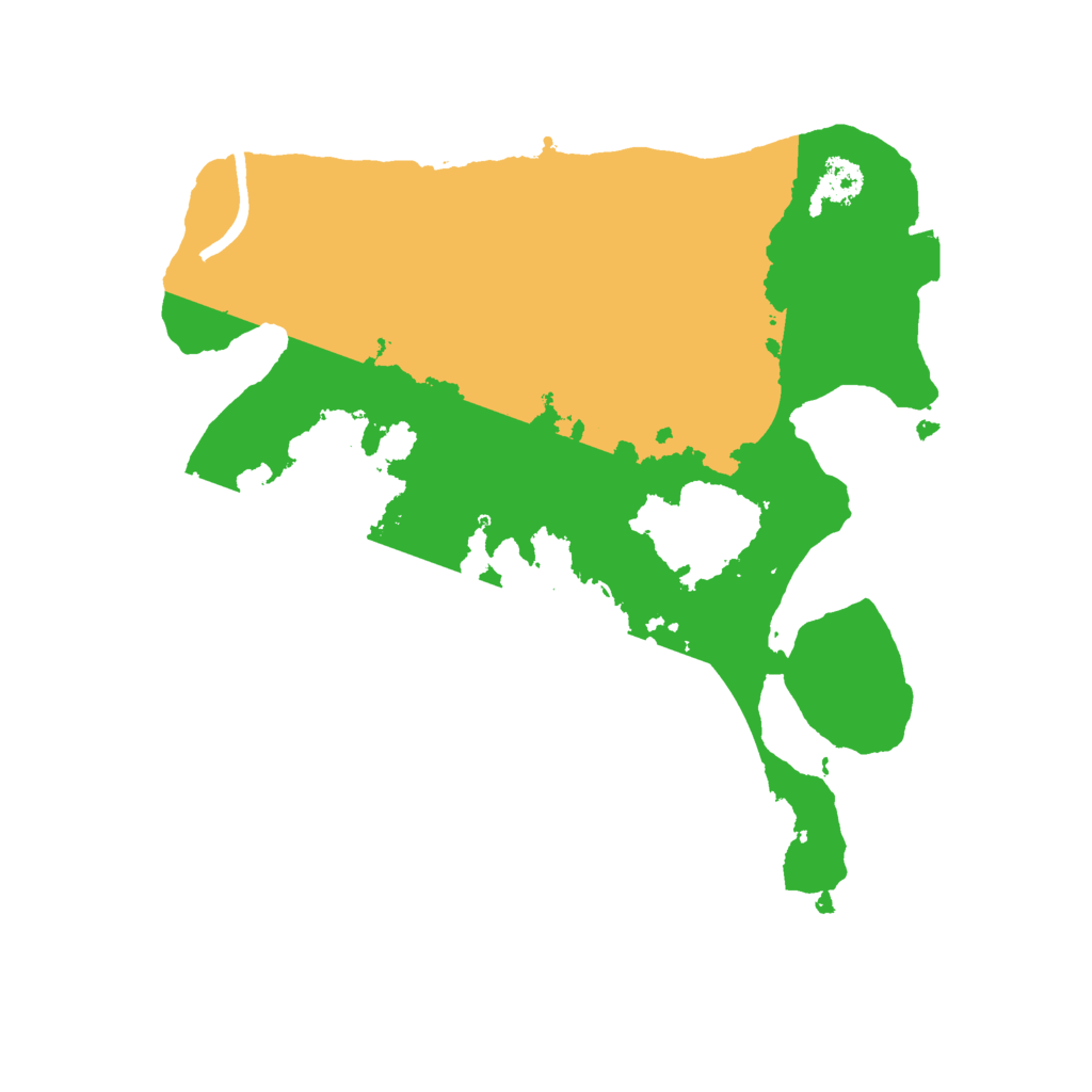 Biome Rust Map: Procedural Map, Size: 2500, Seed: 1880091221