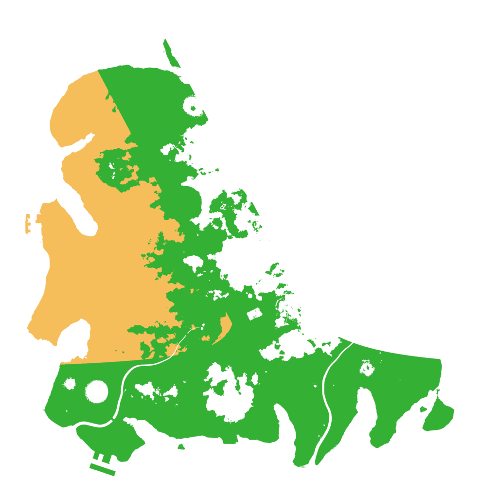 Biome Rust Map: Procedural Map, Size: 3850, Seed: 85293668