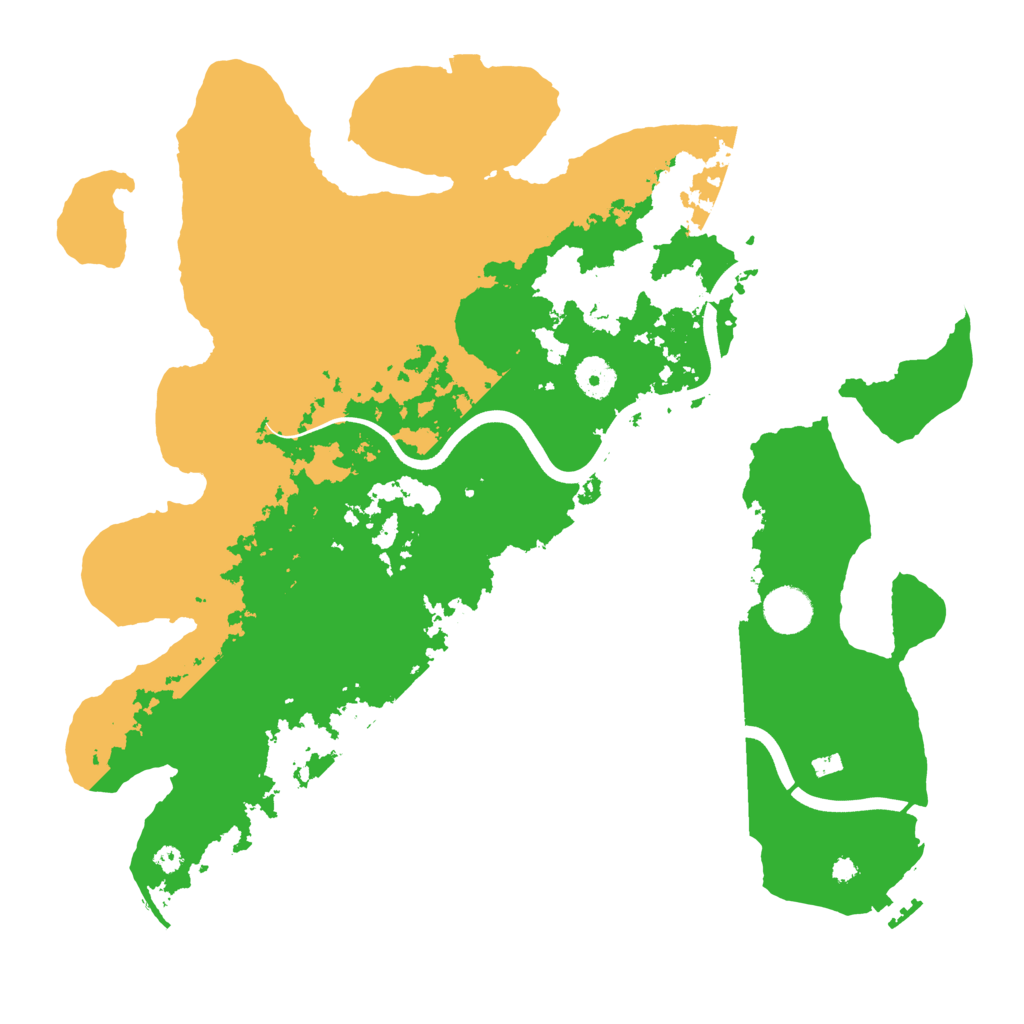 Biome Rust Map: Procedural Map, Size: 3850, Seed: 482427809