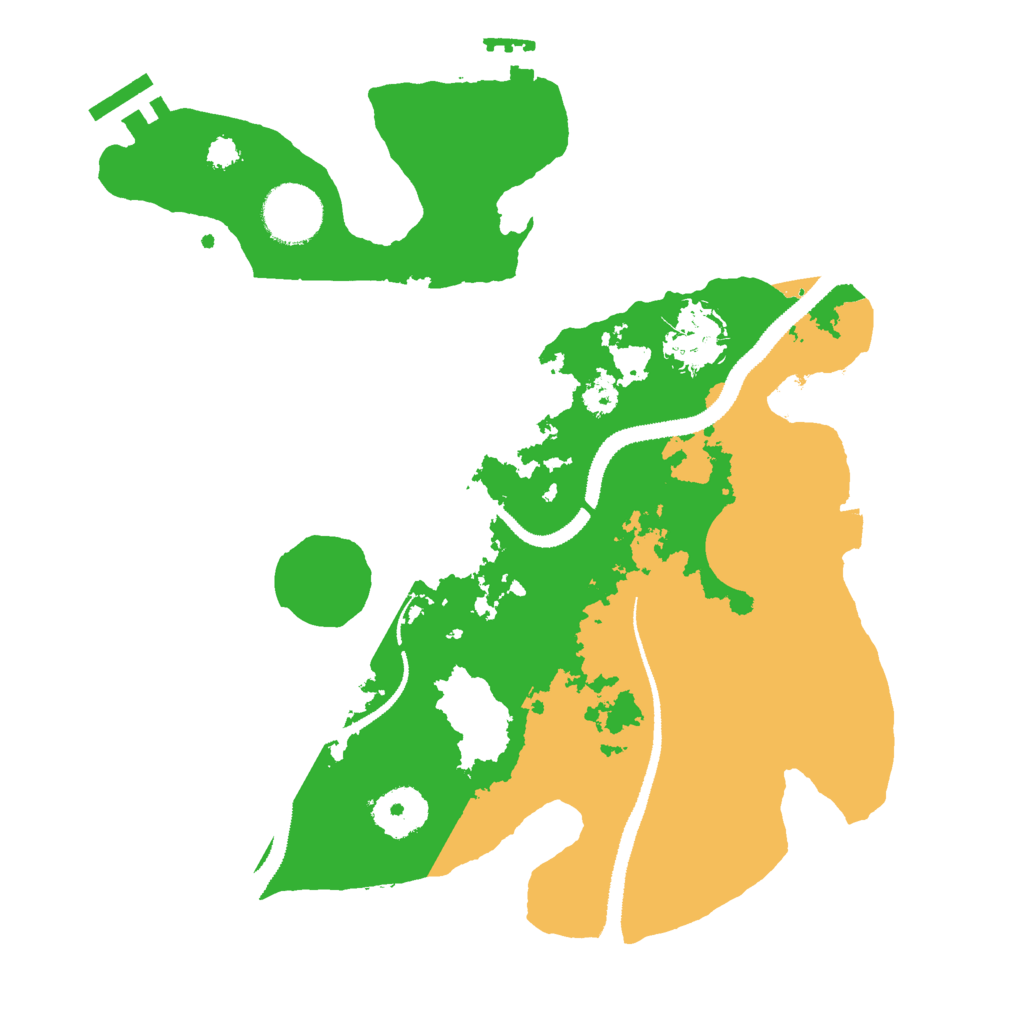 Biome Rust Map: Procedural Map, Size: 3000, Seed: 306612715