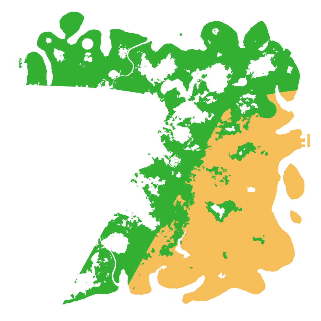 Biome Rust Map: Procedural Map, Size: 5000, Seed: 7890613