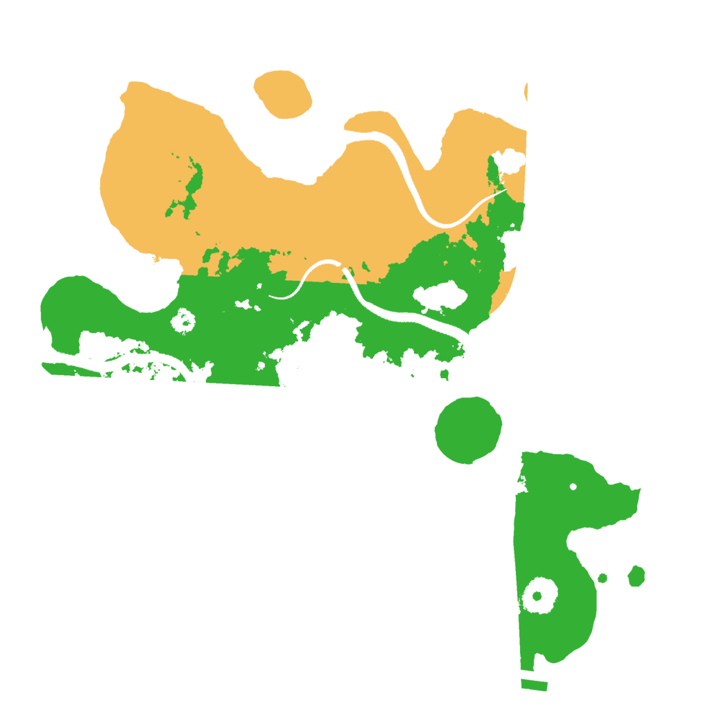 Biome Rust Map: Procedural Map, Size: 3000, Seed: 31369420