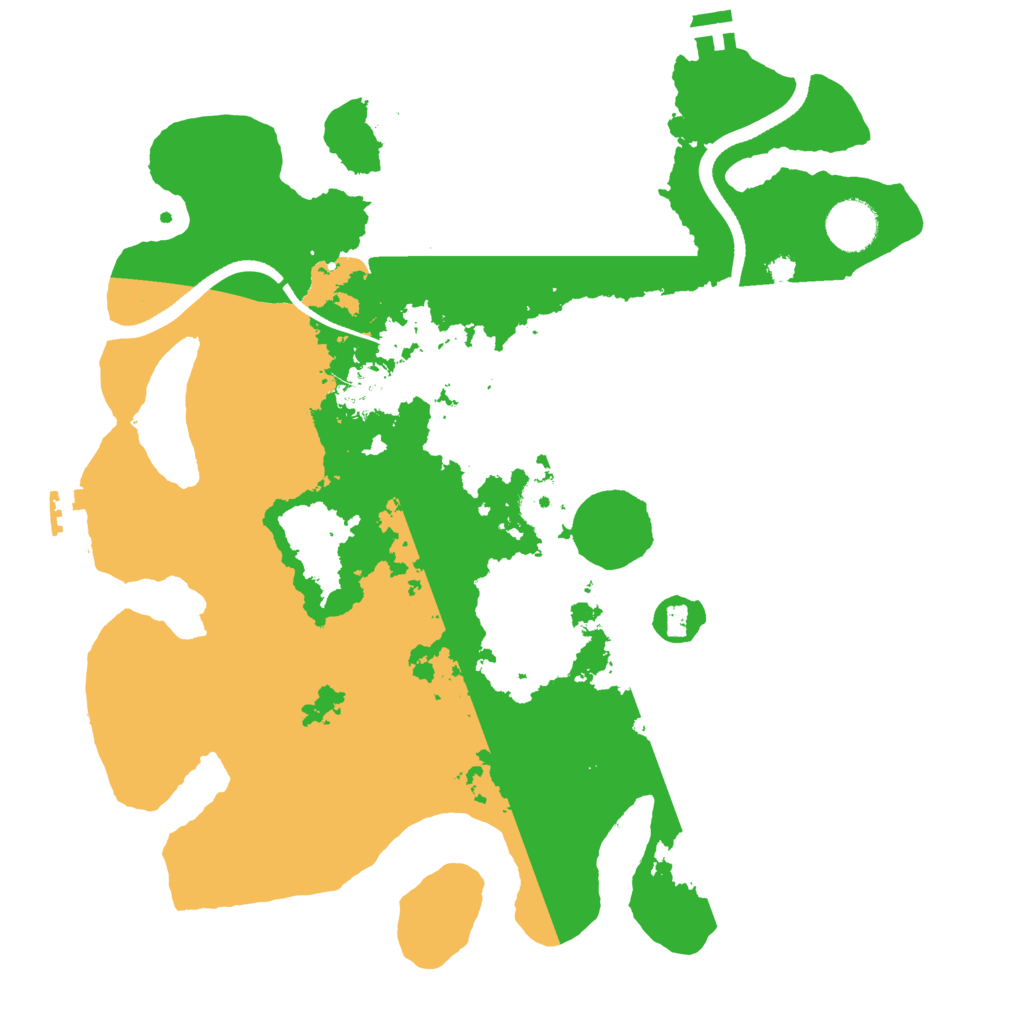 Biome Rust Map: Procedural Map, Size: 3500, Seed: 720274964